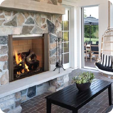Heat & Glo Wood Fireplace