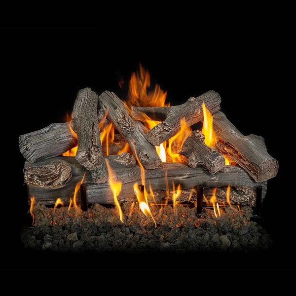 Grand Canyon 24" 3-Vented Burners Western Driftwood Gas Logs