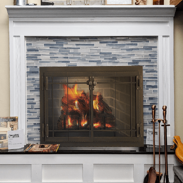 Masonry Custom Fireplace Doors - Craftsman