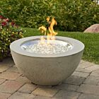 The Outdoor GreatRoom Company Cove 29" Round Gas Fire Pit Bowl - ships as a Propane Fire Pit and comes with a Natural Gas Conversion Kit (if needed)