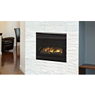 Heat & Glo SL3X 28" SlimLine Single-Sided Top-Rear Direct Vent Gas Fireplace with Black Glass Liner