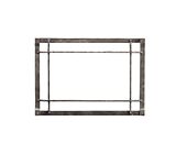 Forged Iron Inset - Rectangle - Distressed Pewter