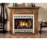 Standard Cabinet Mantel with Base - Cherry