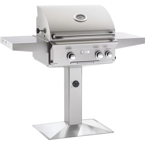 AOG L Series 2 Burner Natural Gas Grill On Pedestal With Rotisserie main