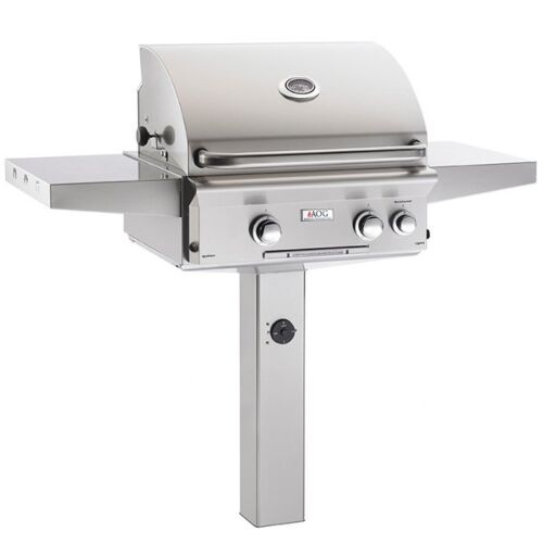American Outdoor Grills L-Series Patio Post Gas Grill with Rotisserie 24"