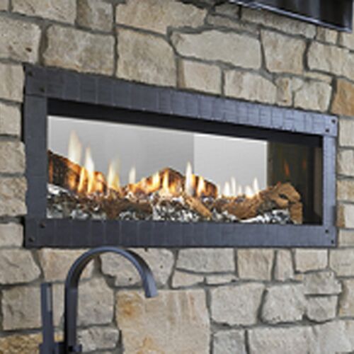 Heat & Glo Mezzo 48 48" See-Through Multi-Sided Direct Vent Fireplace