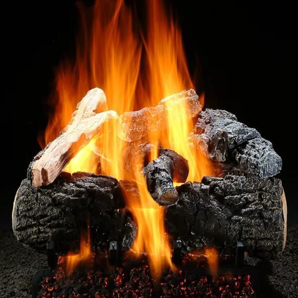 Magnificent Inferno See Through Shallow Vented Gas Log Set