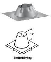 Duravent 8DT-FF DuraTech Flat Roof Flashing