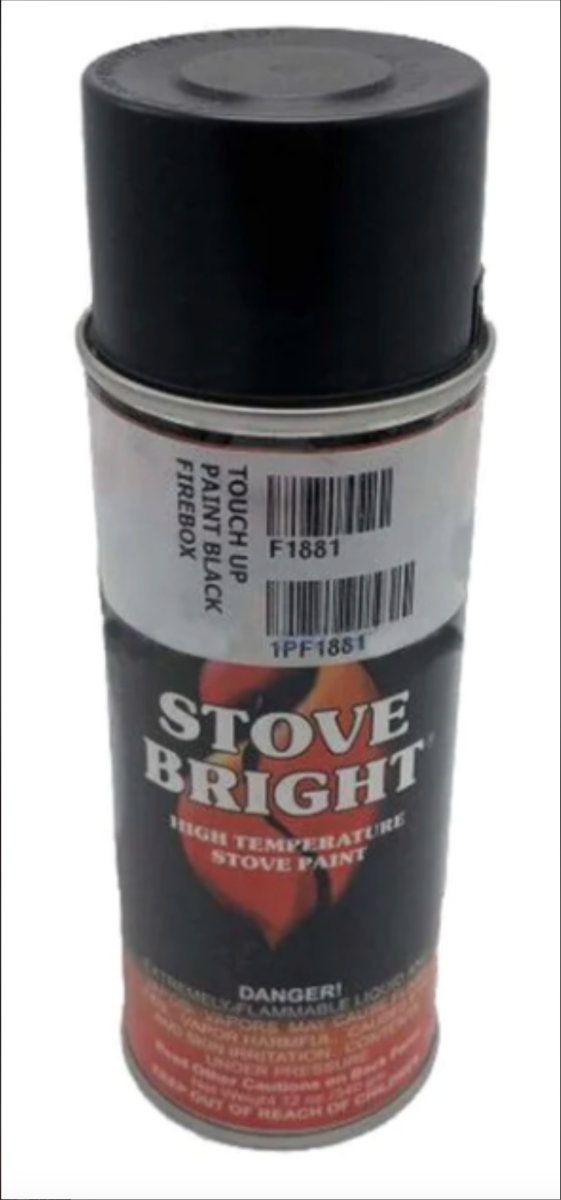 Superior F1881 Black Touch Up Paint for Firebox Interior