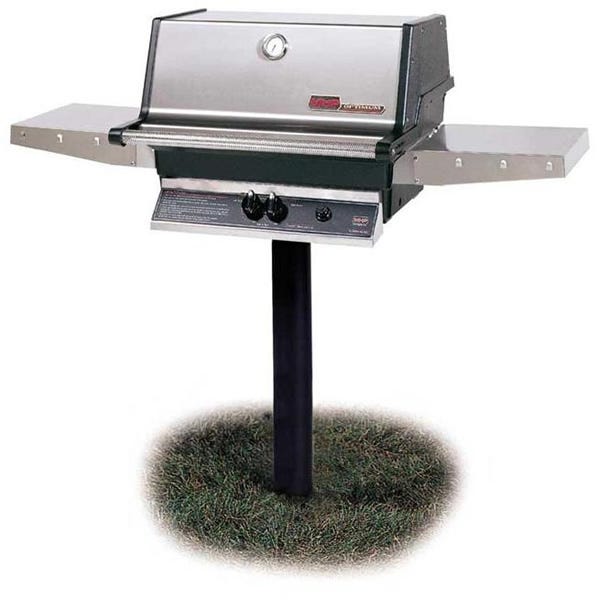 MHP Outdoor Grills TJK2 on In-Ground Post Mount