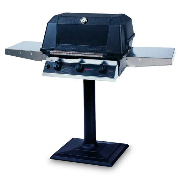 MHP Grills WHRG4DD Patio Post-Mount Hybrid Gas Grill