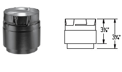 Duravent 4PVP-ADB PelletVent Pro Appliance Adapter - BLK