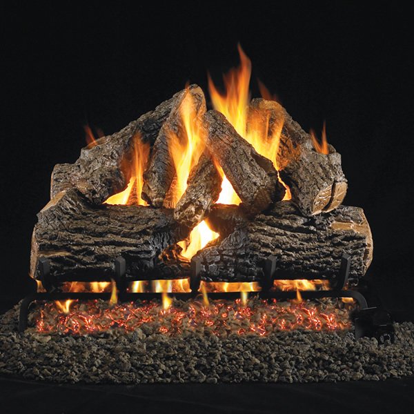 Real Fyre Charred Oak Vented Gas Log Set 16"