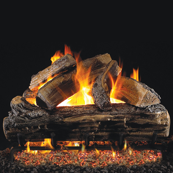 Real Fyre Split Oak Vented Gas Log Set 24"