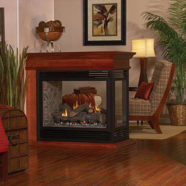 Empire Tahoe Clean-Face Peninsula Direct Vent Fireplace Premium 36"