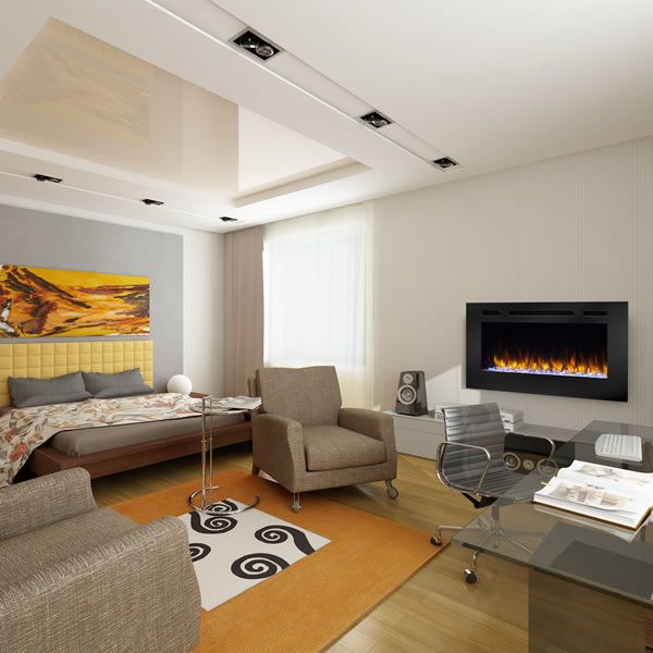 SimpliFire 40" Allusion Linear Electric Fireplace