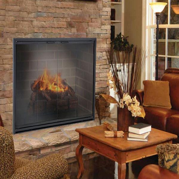 Masonry Custom Fireplace Doors - Stiletto