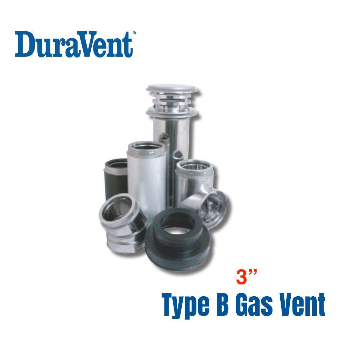 Duravent Type-B-Gas-Vent-3-Par Type B Gas Vent 3"